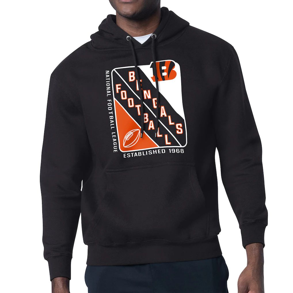 Men 2026 NFL Cincinnati Bengals black Hoodie hooded style 03